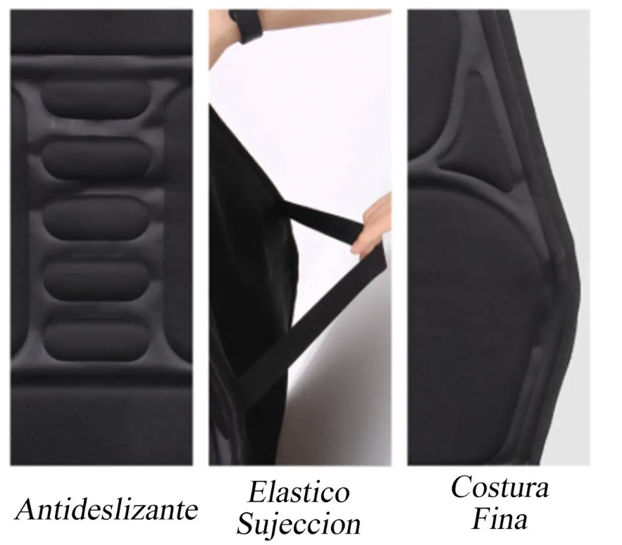 Asiento Masajeador Auto Electrico Masaje Auto Casa 5 Niveles-4