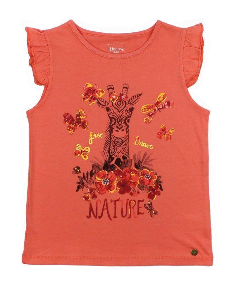 Polera Kids Niña S/ Manga Savage Ficcus-0