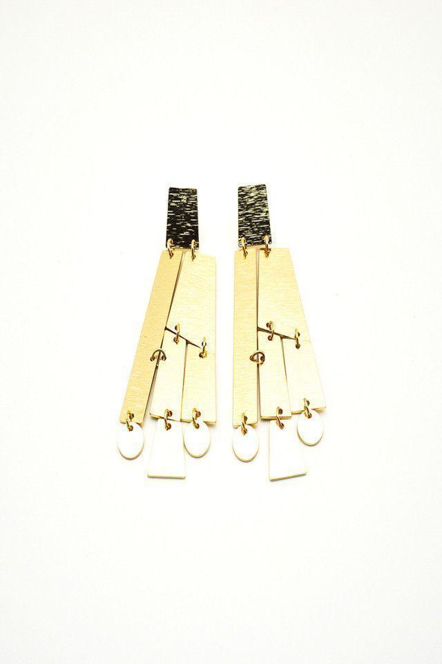 Aros Polígonos Dorado i-D-0