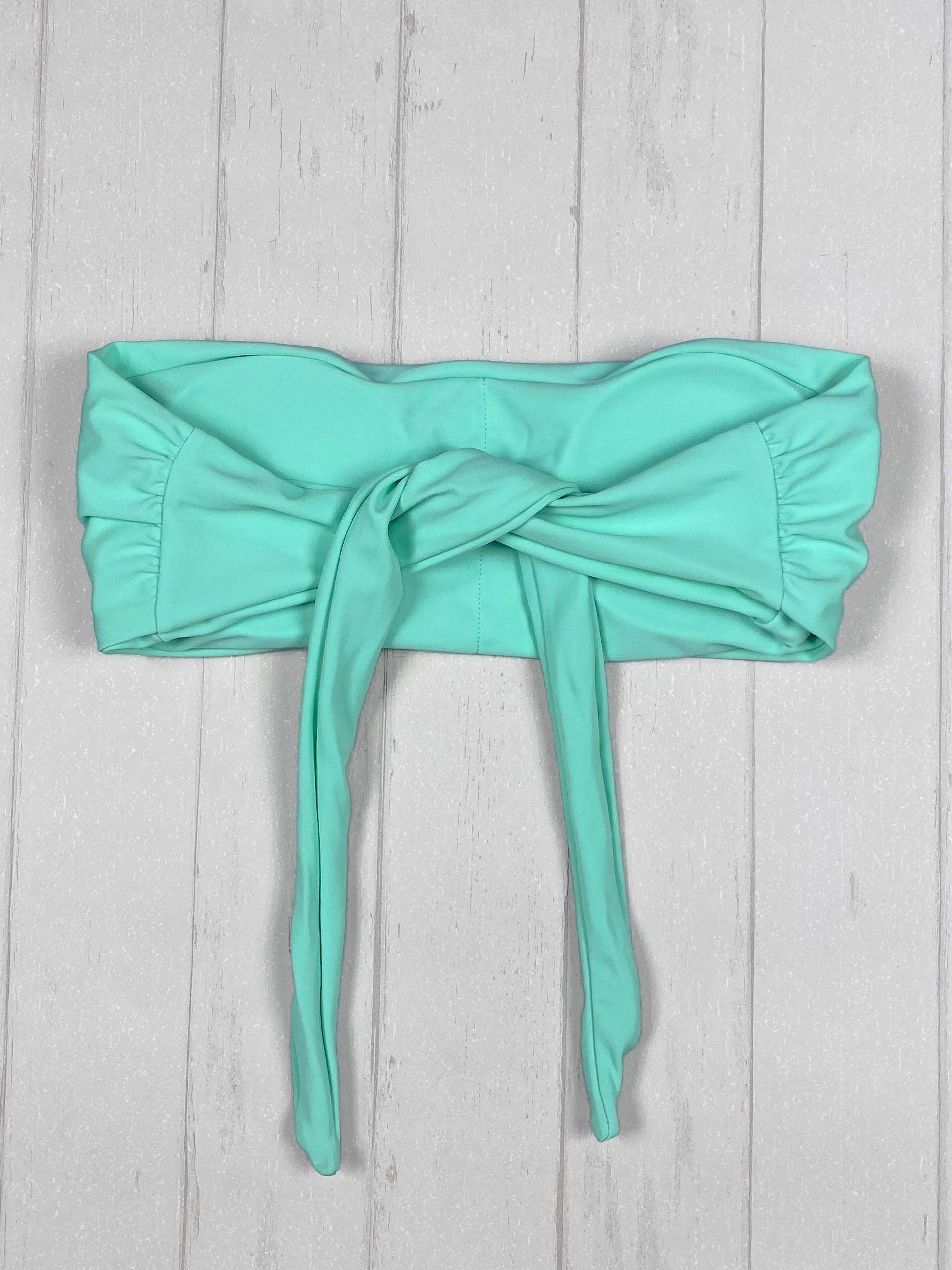 Daikiri Top de Bikini Strapless Verde-3