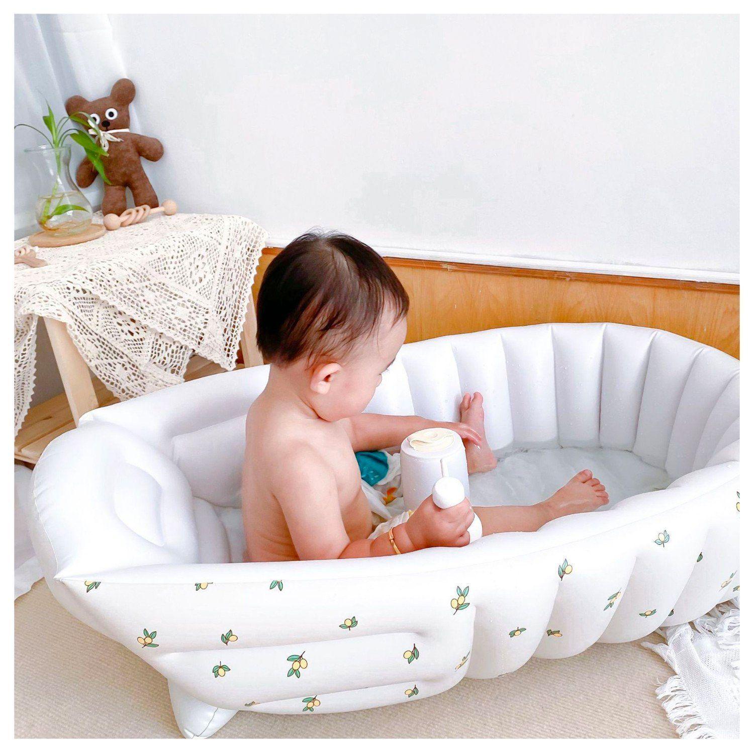 Bañera Inflable Para Bebé Diseño Piscina-5