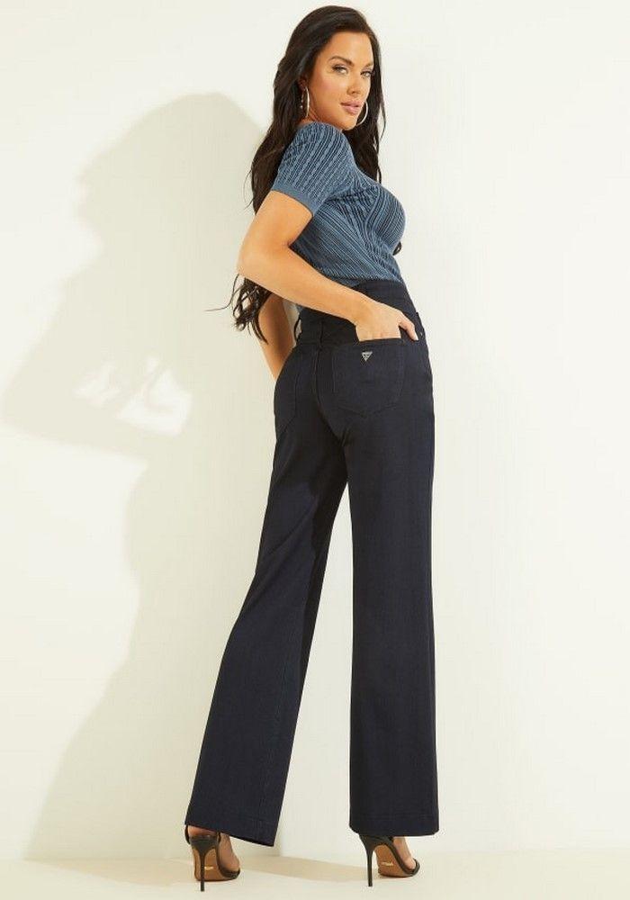 Jeans Guess Bee Palazzo Pant Beue Azul-4