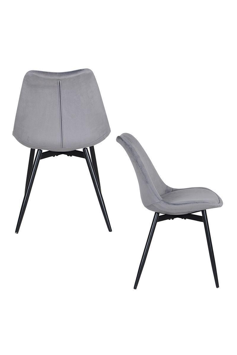 Pack 4 Sillas de Comedor Andrea Gris-3