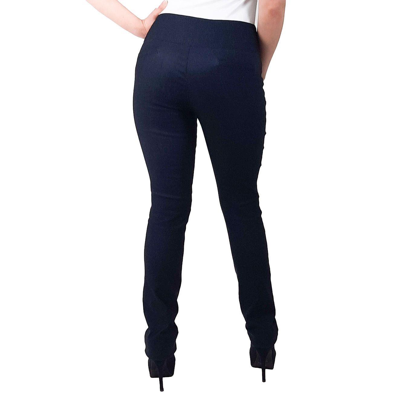 Pantalon  Ajustado Bengal Elasticado Azul Jeans-2