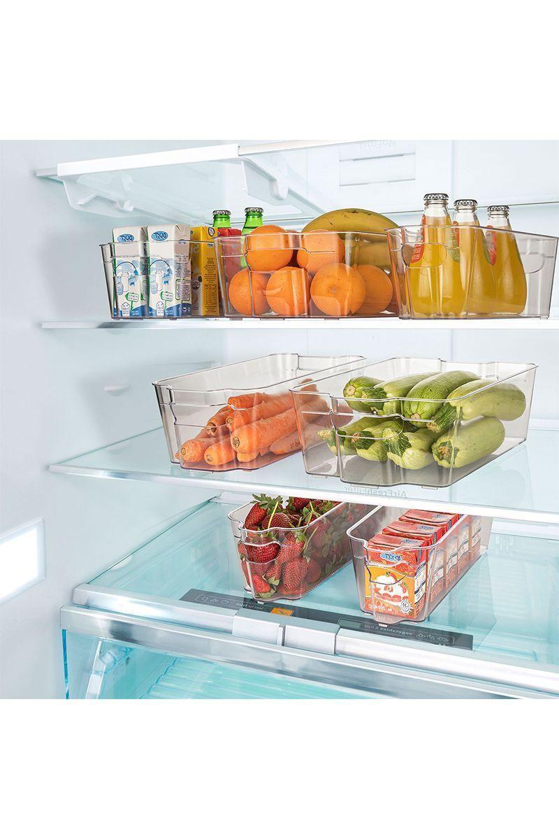 Contenedor Organizador Refrigerador L Clear-5