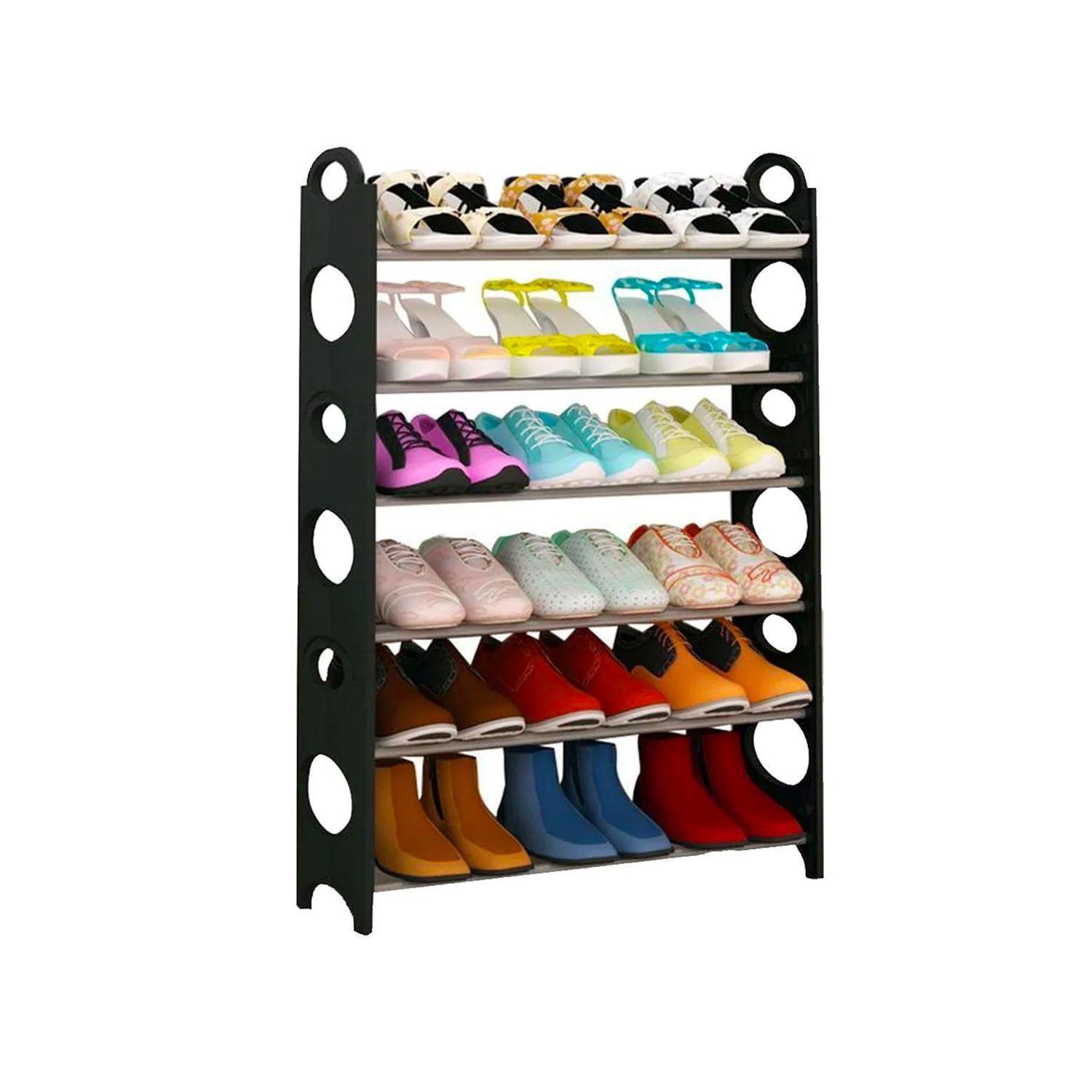 Rack Organizador de Zapatos 24 Pares Apilable-0