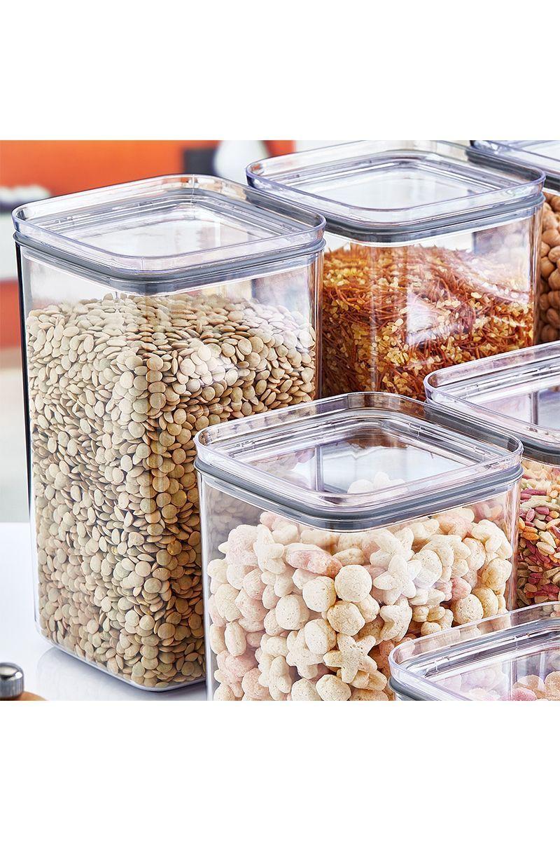 Contenedor Hermético 2 Lt Square Crystal-5