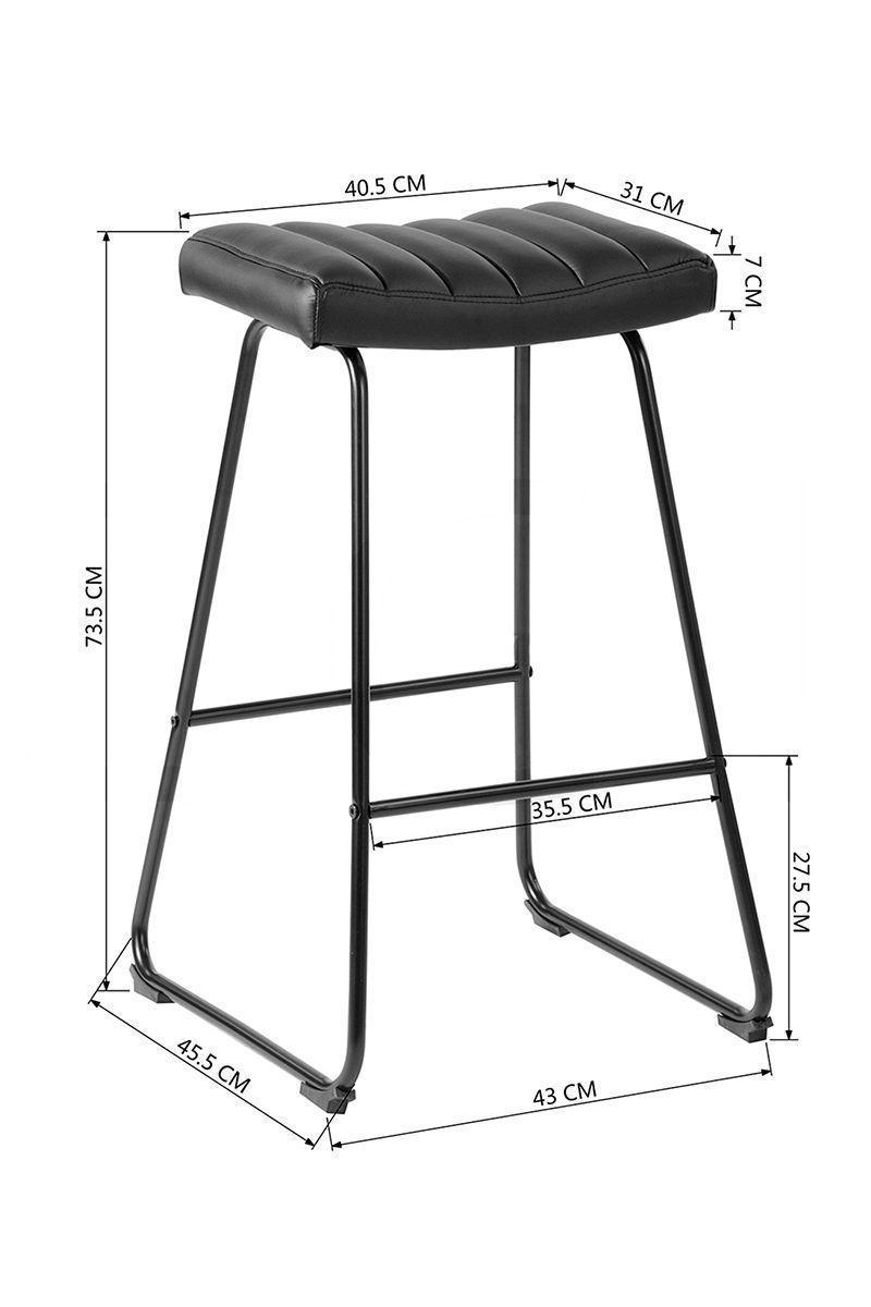 Pack 2 Pisos Bar Acolchados Taburetes-2