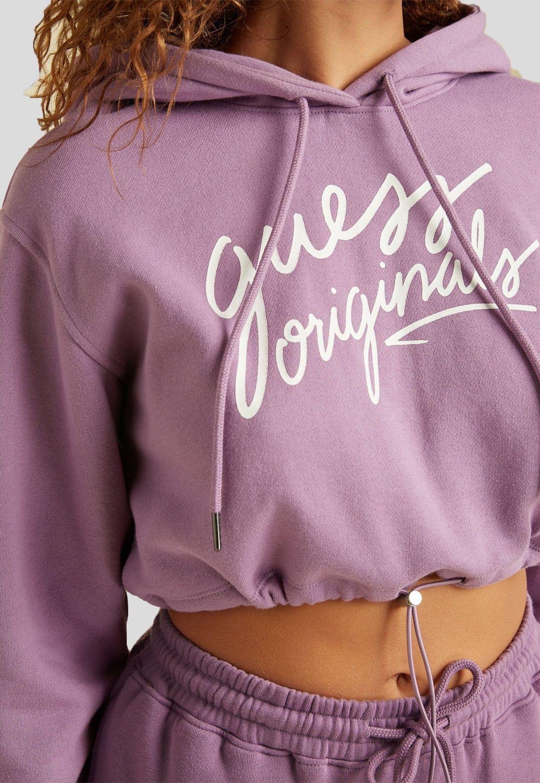 Poleron Go Selena Crop Hoodie G4S4  Guess-2