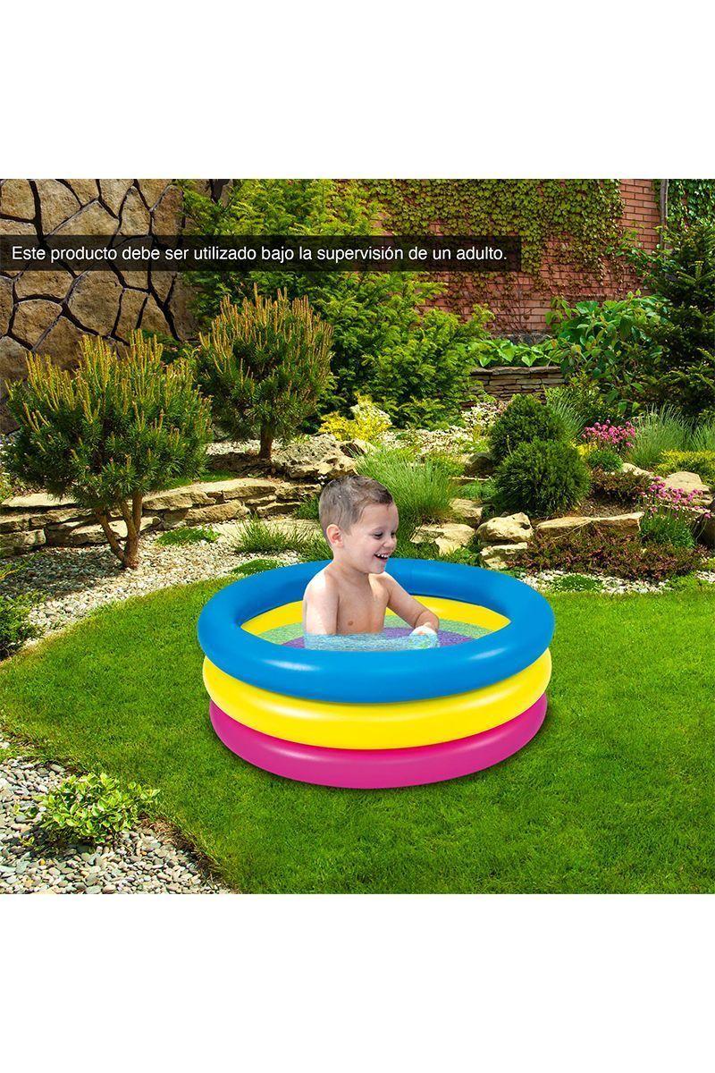 Piscina Infantil Redonda 66 L 25x76 cm Multicolor-5