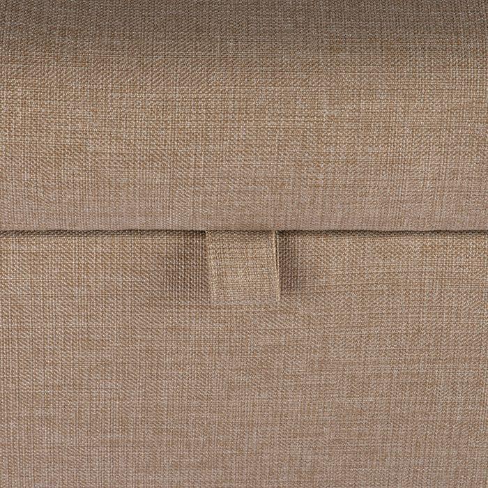 Banqueta con Baúl Leyzy Beige Delta con Baúl 40X55X105 cm -5