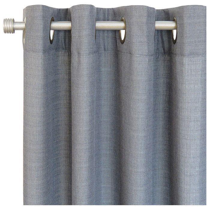 Set de cortinas 8 piezas (2 paños + 2 velos + 4 amarres) Grafito Gris-2