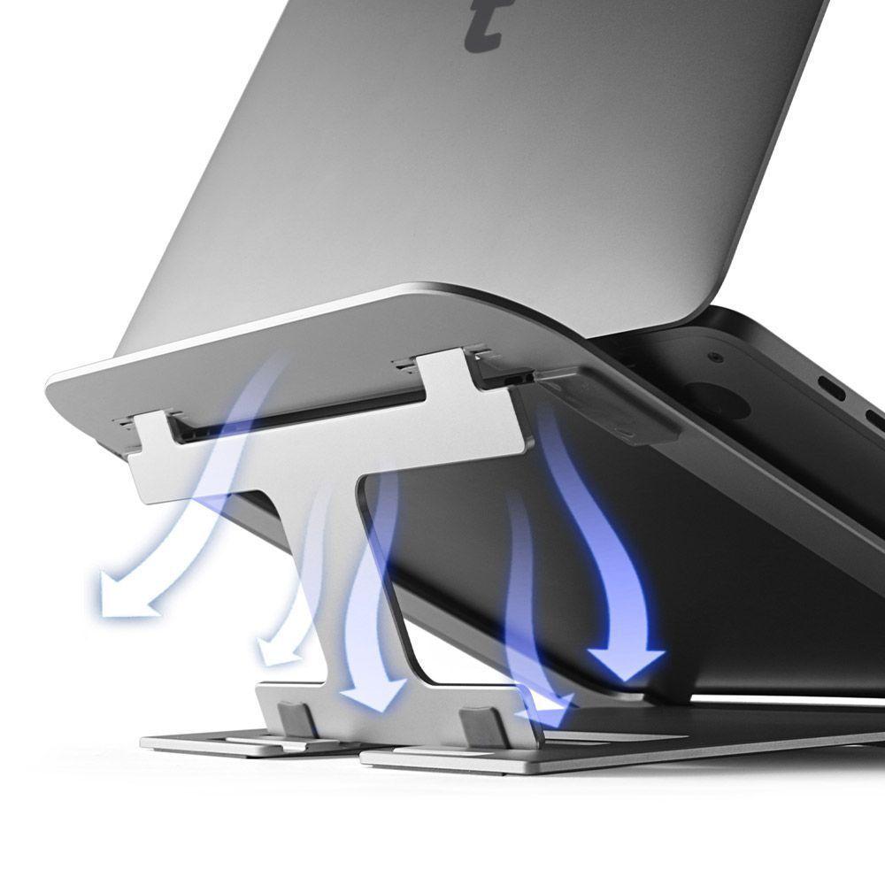 Tomtoc Soporte de aluminio para notebook de 12 a 15,6''-2