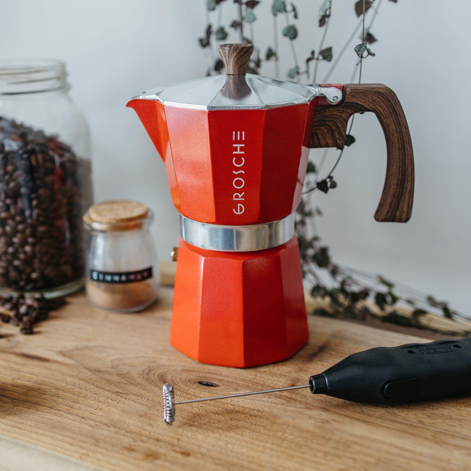 Cafetera Milano 6 Tazas Roja-4