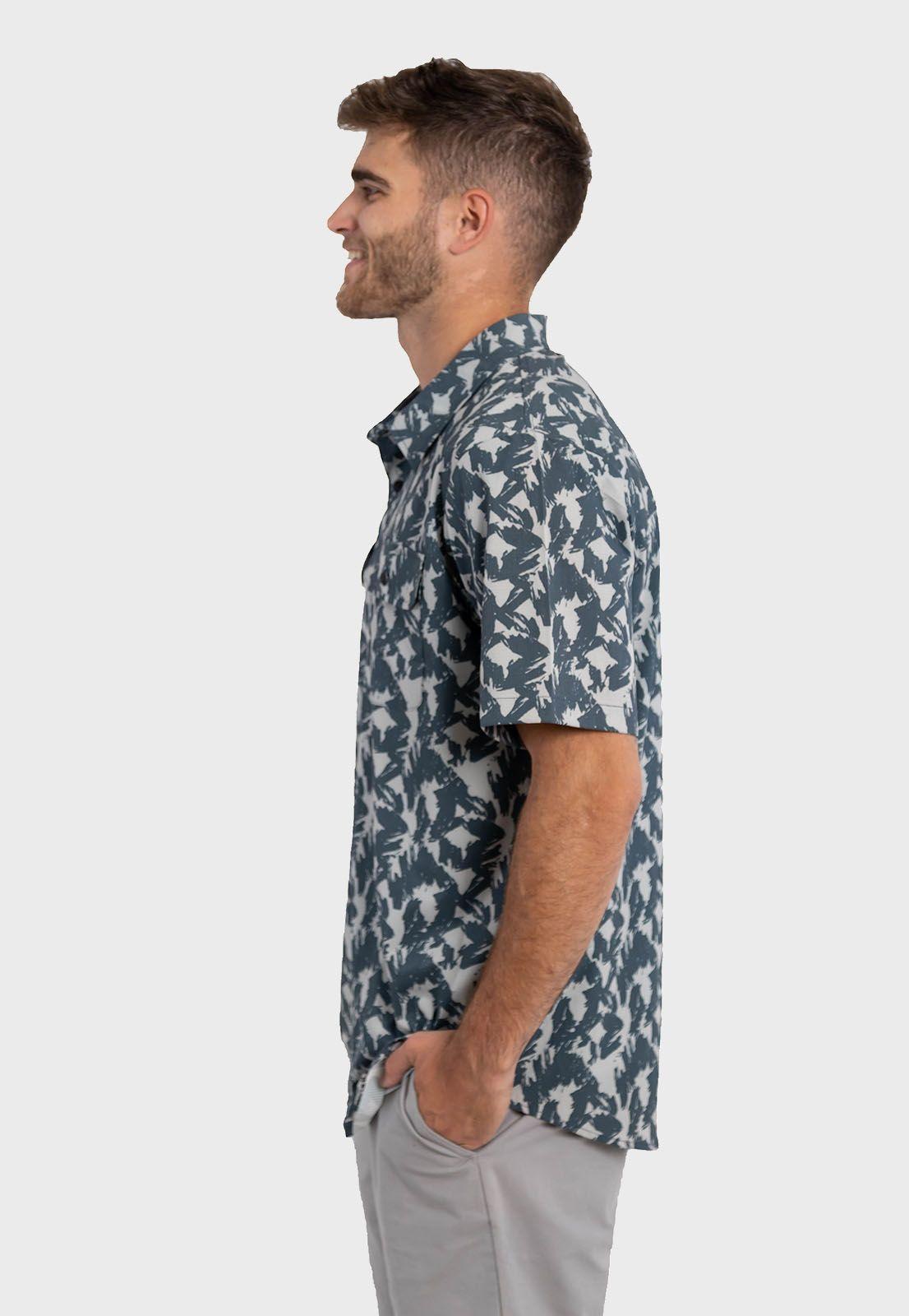 Camisa Guayabera Boatman Gris Falcone -2