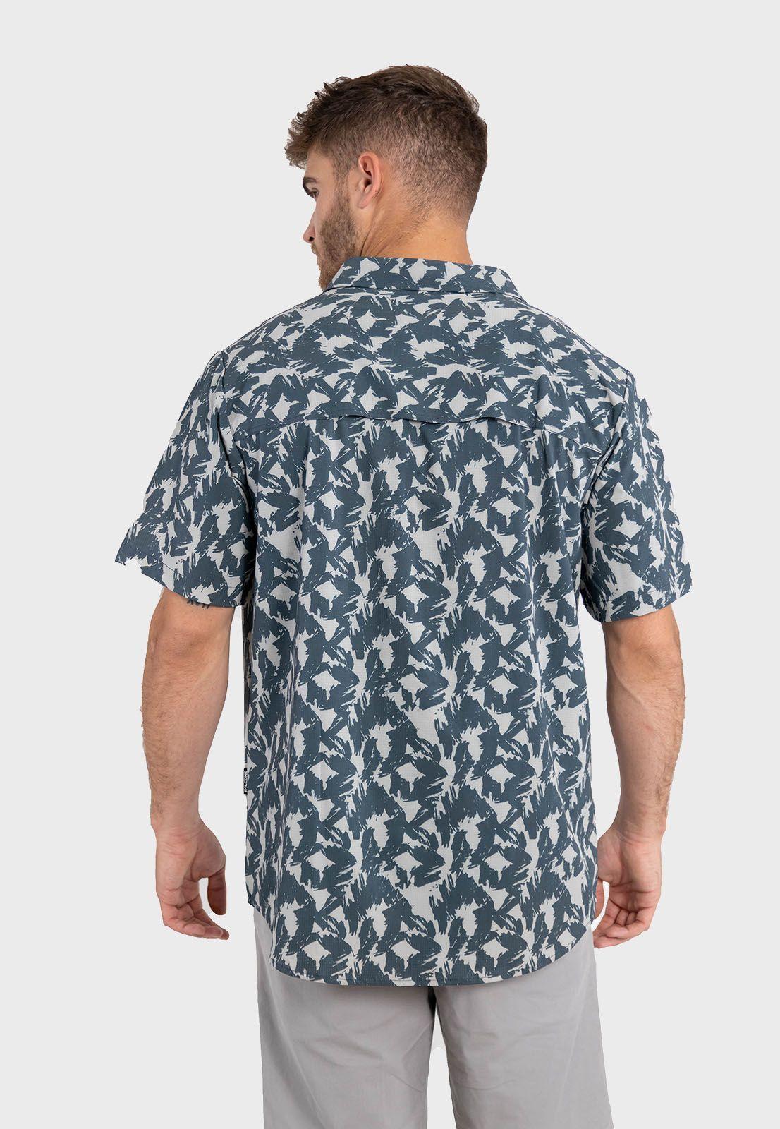 Camisa Guayabera Boatman Gris Falcone -1