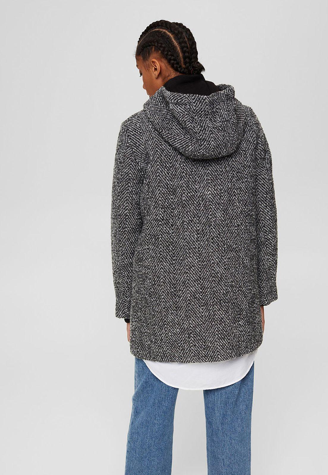 Abrigo Con Capucha Esprit-1