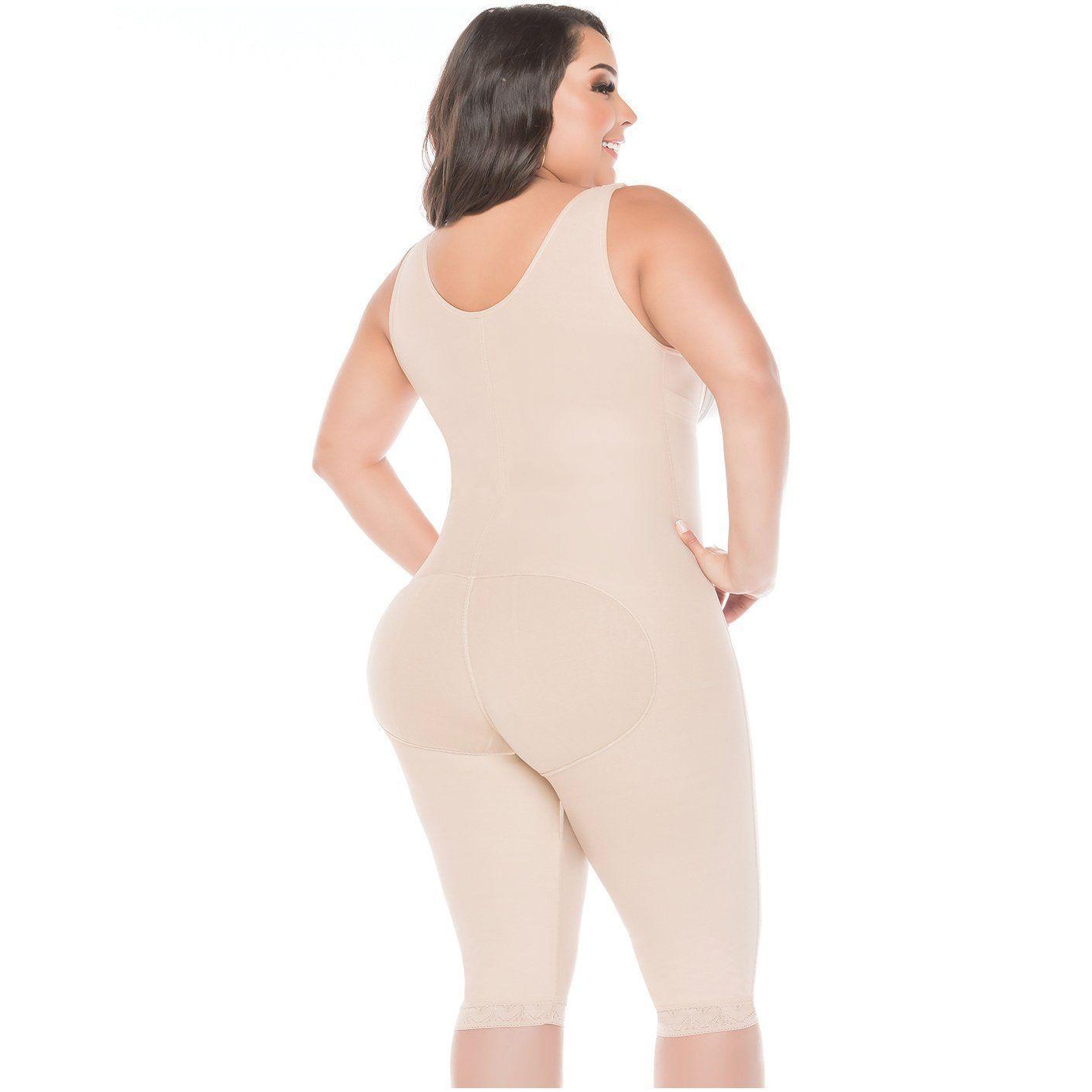 Faja Colombiana Lipoescultura, Pierna Larga 517 Beige-3