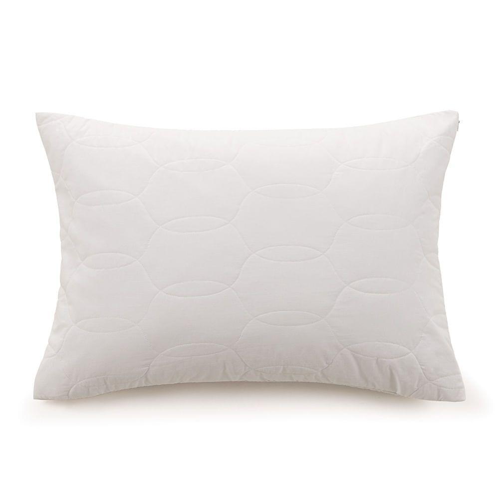 Protector de almohada Karsten Alves 180 hilos Blanco-0