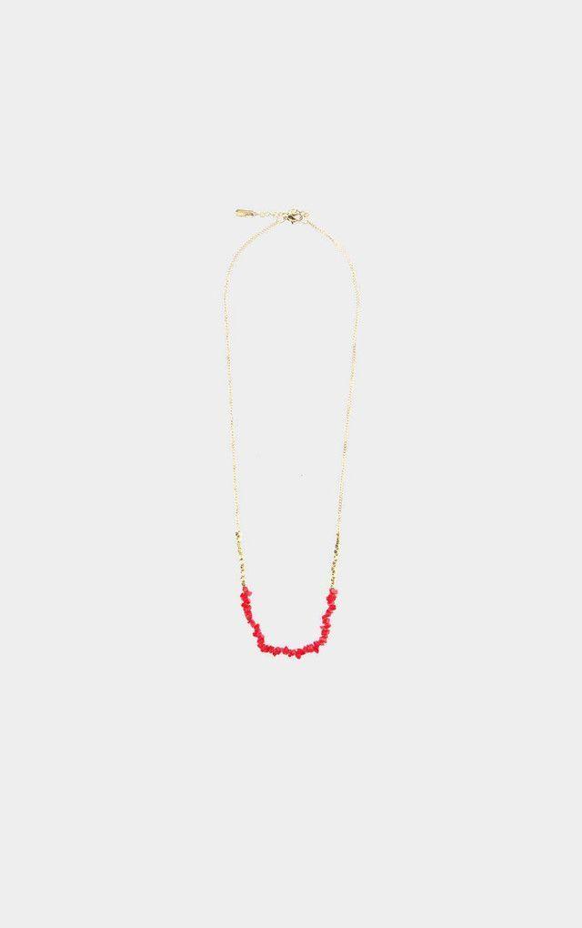 Collar Larfo Carmin Rojo Humana-0