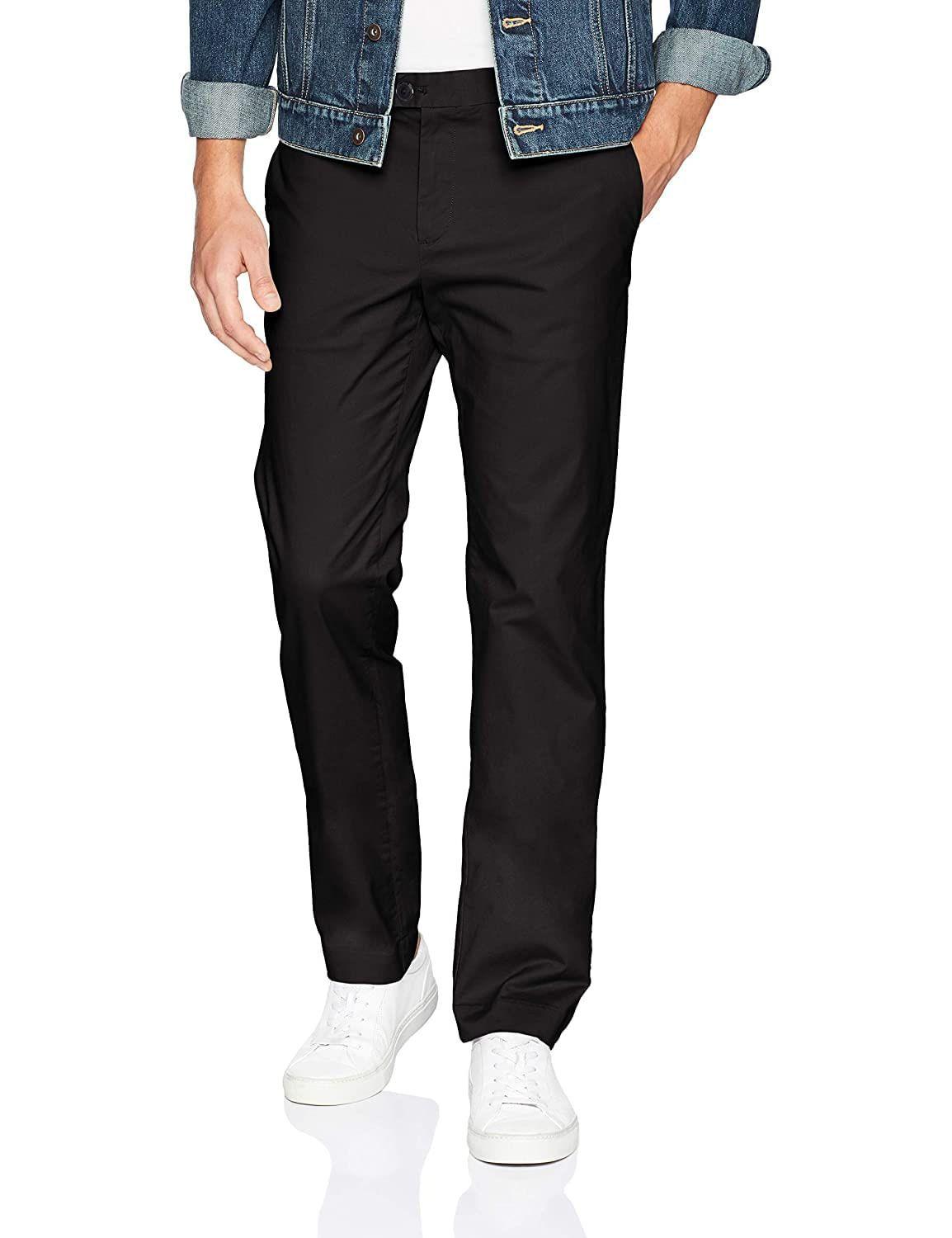 Pantalón Refined Stretch Negro Calvin Klein-4