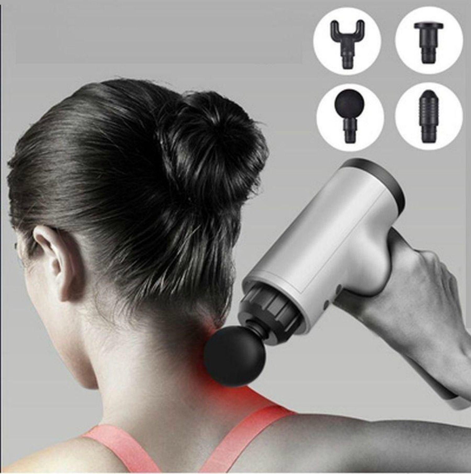 Masajeador Muscular Fascial Gun 6 Velocidades-1