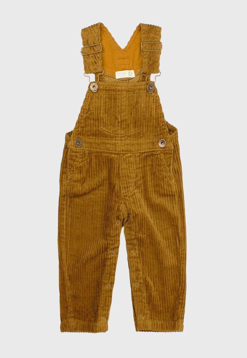 Jardinera Bebé Niño Cotelé Comfy-0