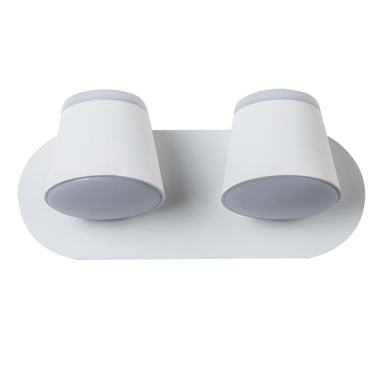 Apliqué Elegante Doble Decorativo LED Movible 10W Blanco-2