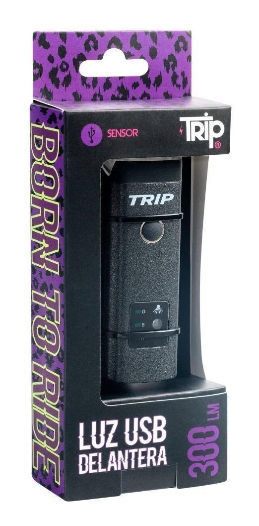 Luz Delantera Usb Sensor 300lm Nuevo & Original Trip-2