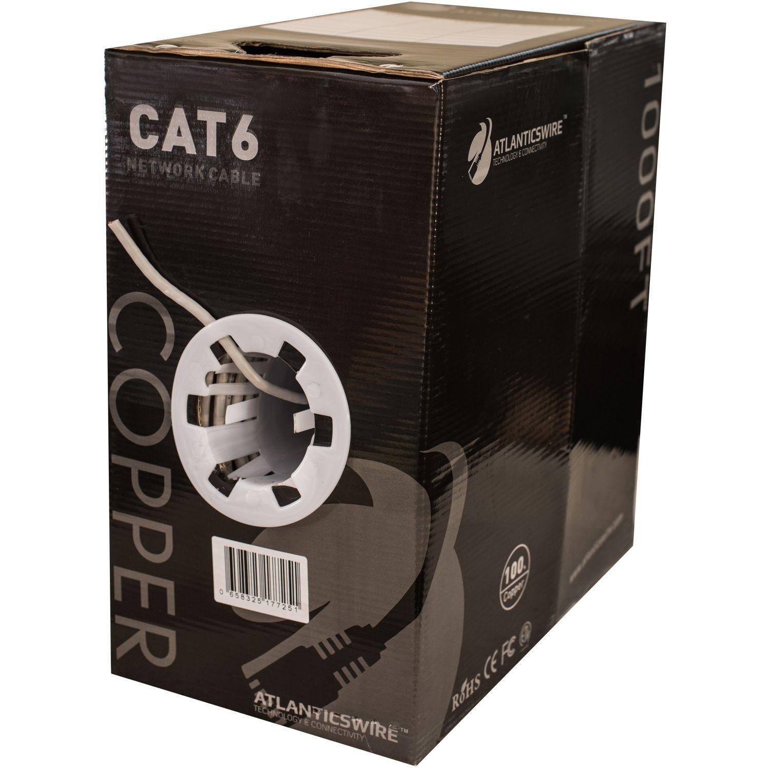 Cable UTP Cat6 305Mts 23AWG CU Gris-0