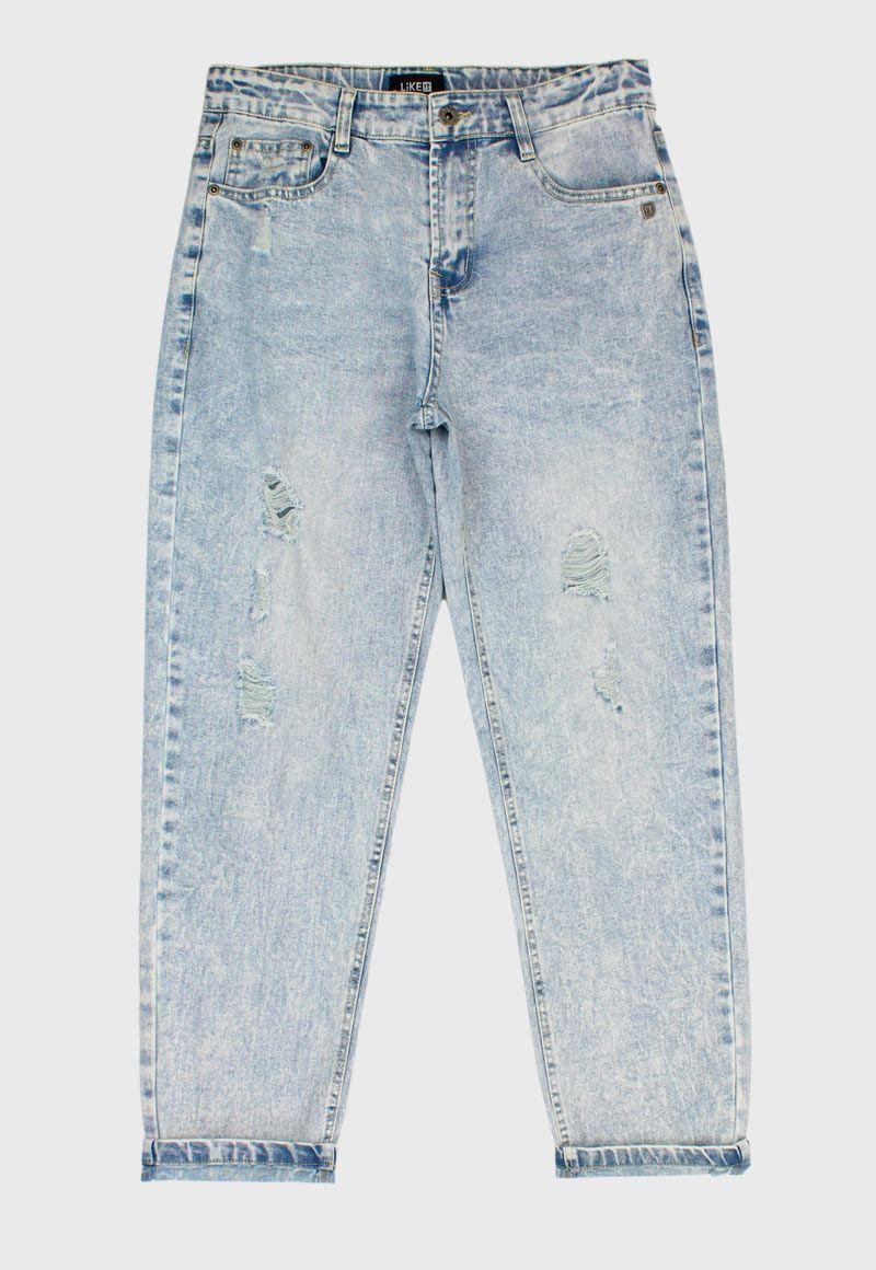 Jeans teens niño straight varsity 516-0