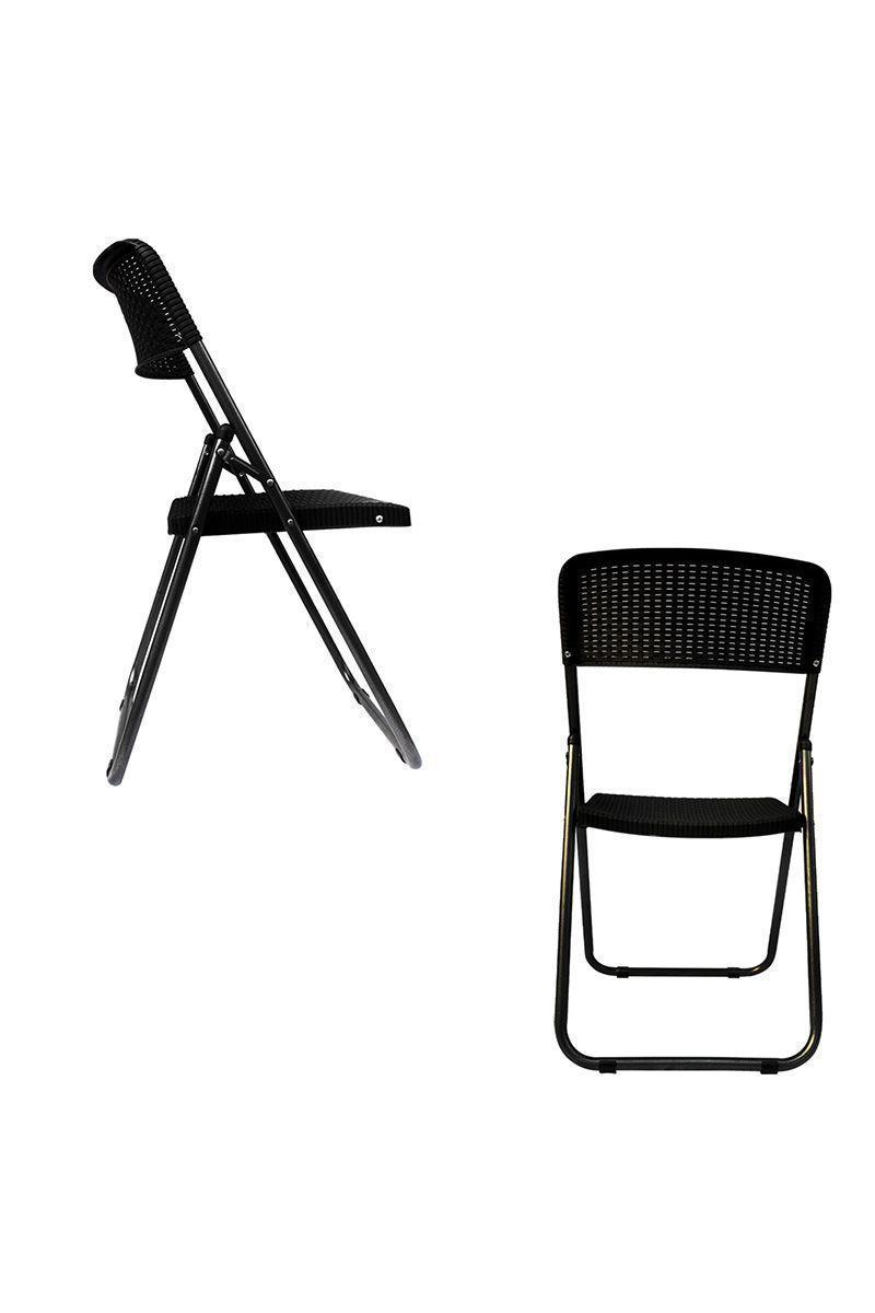 Pack 4 Sillas Plegables 46x53x84cm Café-3