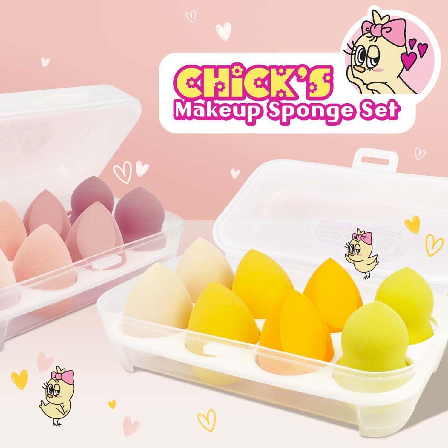 Set de 8 Esponjas de Maquillaje "Chick's" KleanColor-3