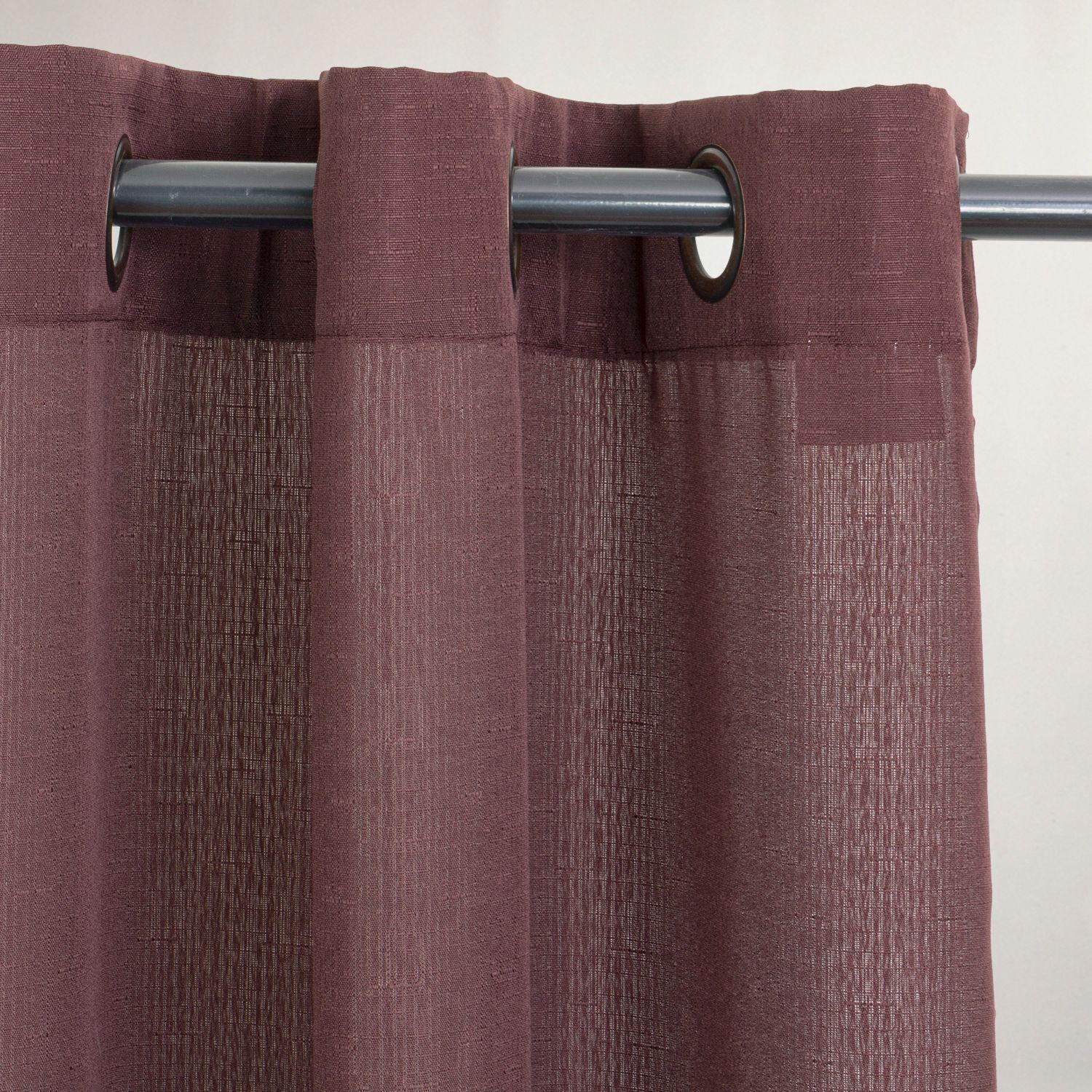 Set Cortinas 8 Piezas Yasmin Café-4