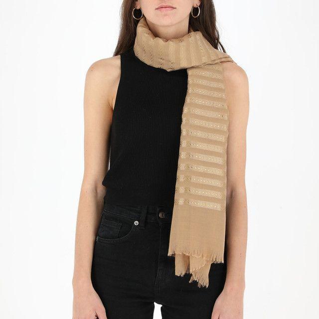 Pañuelo Liso Café Zigzag iD-1