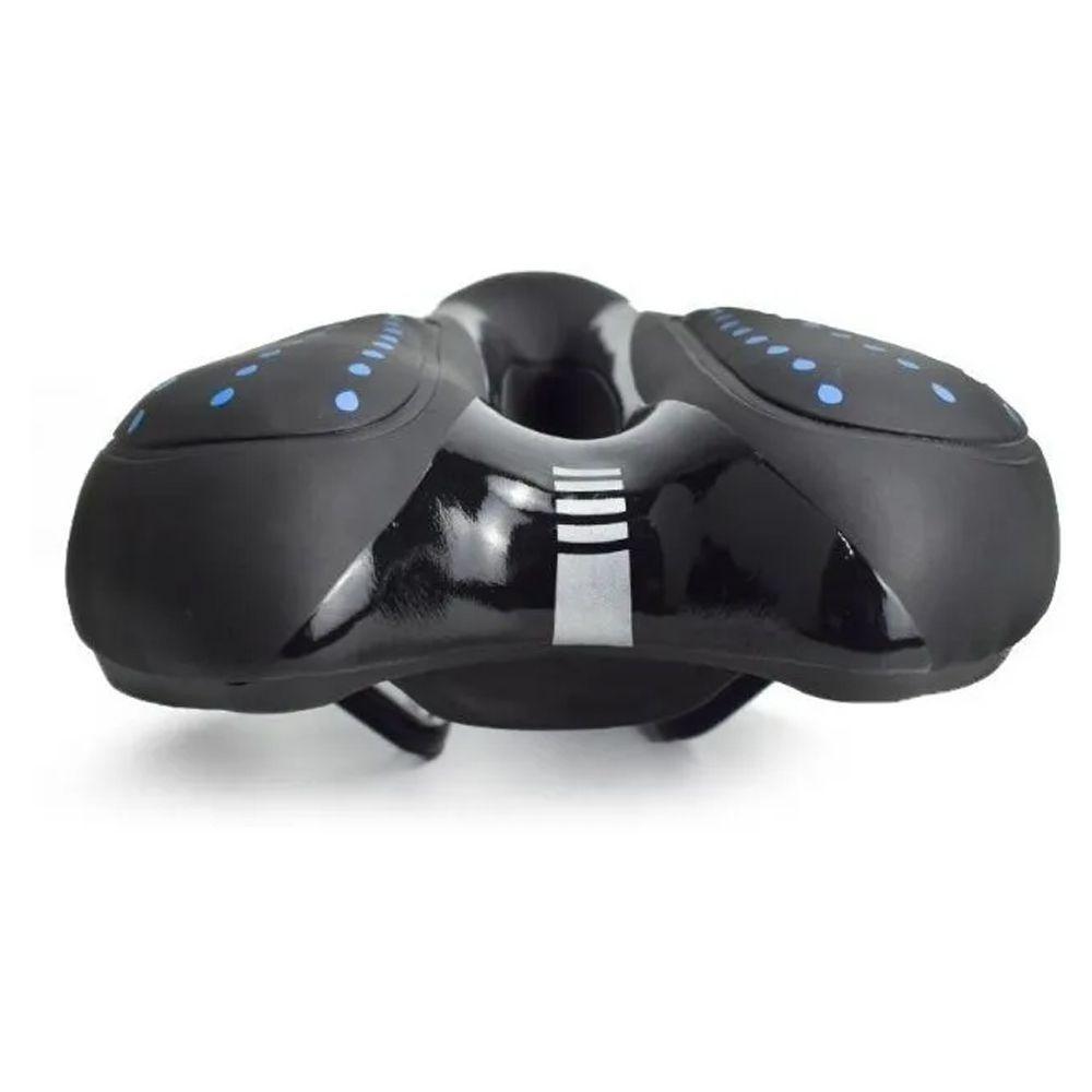 Sillín Gel Ergonómico Anti Prostático Para Bicicleta Azul-4