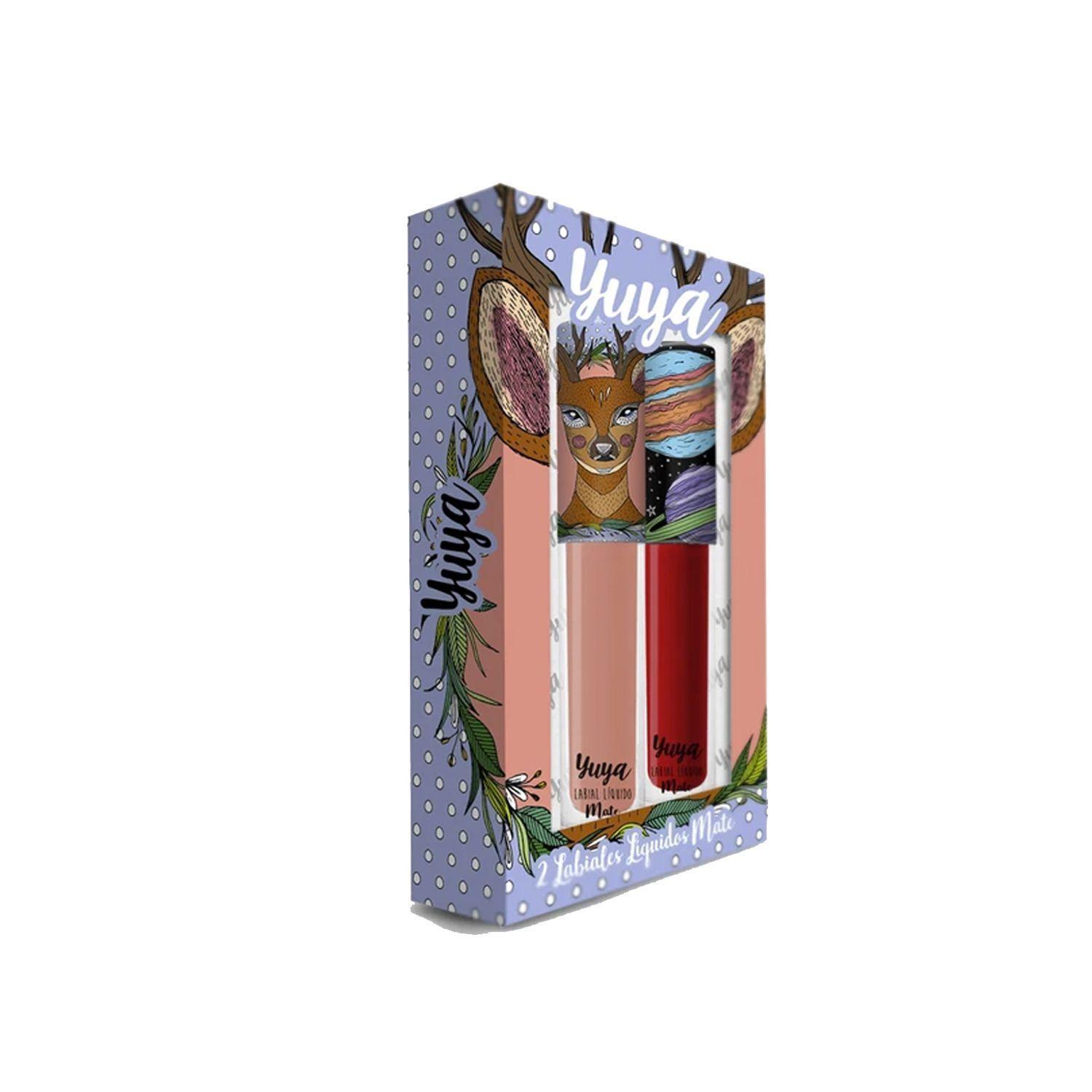 Set 2 Labiales Líquidos Mate "Bonita" de Yuya-0