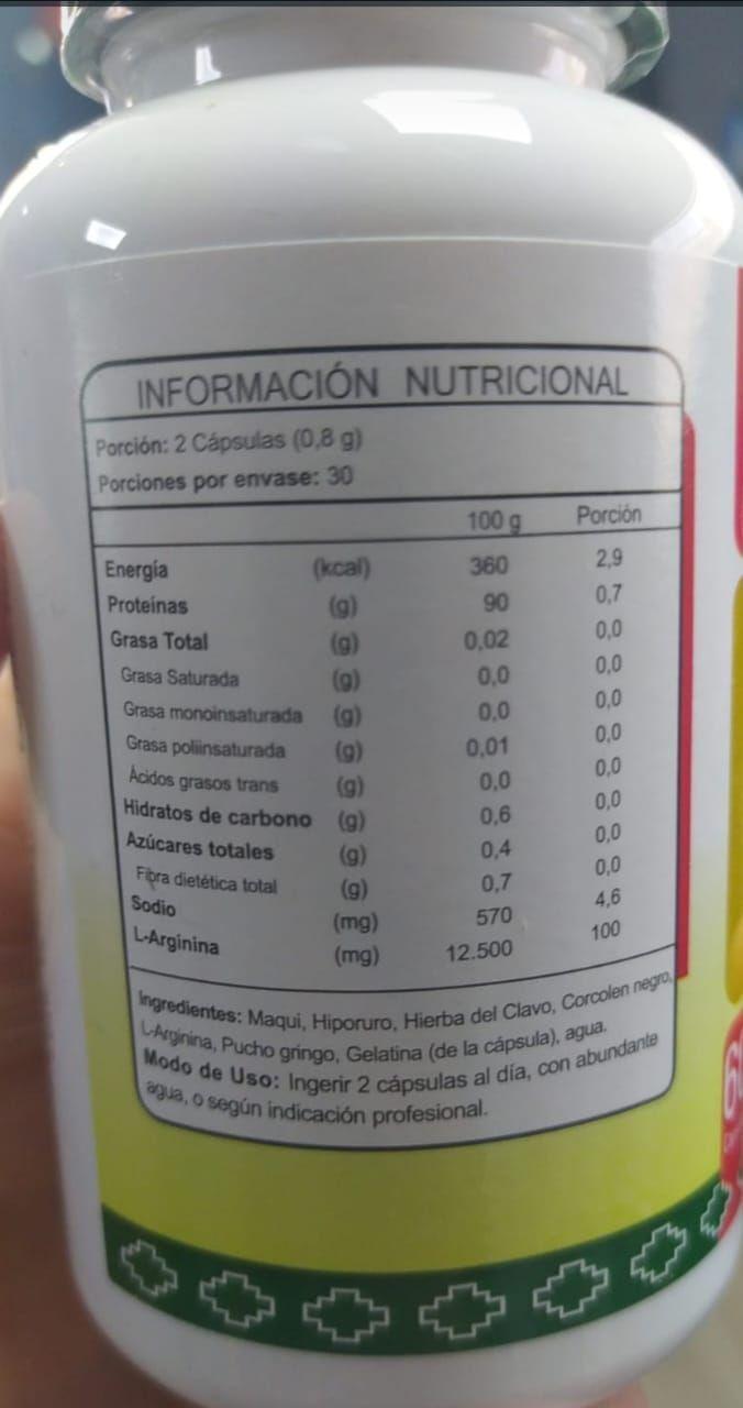 DEL  MAPUCHE  - 300mg  - 60 Capsulas  - FNL-1