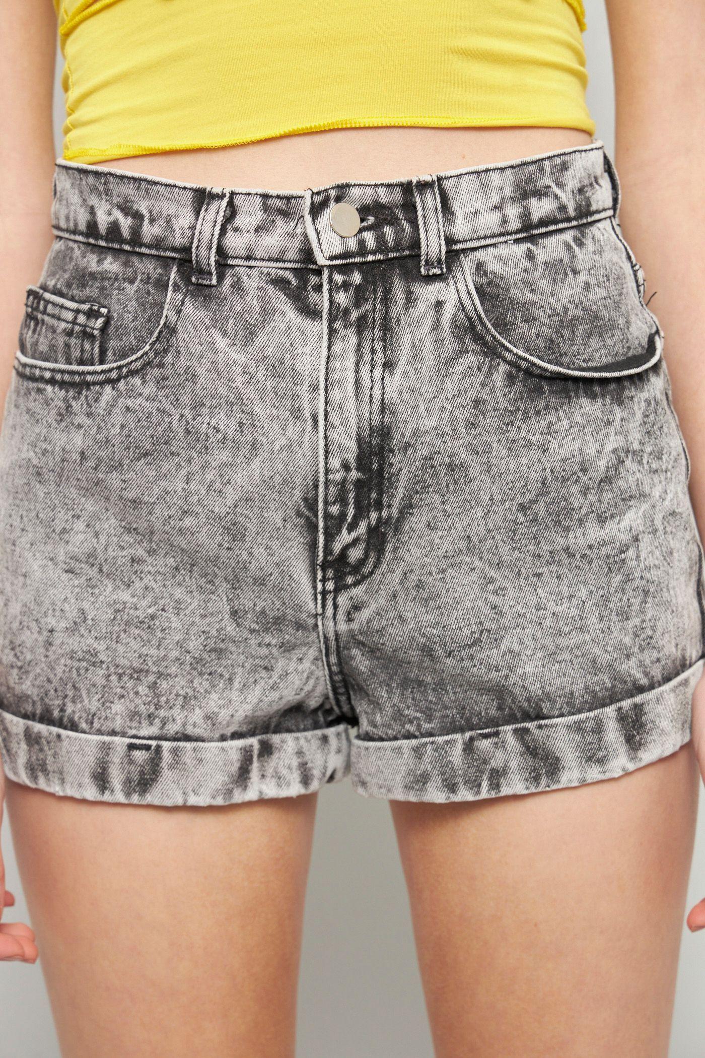 Shorts casual reciclado negro american apparel talla 36 -4
