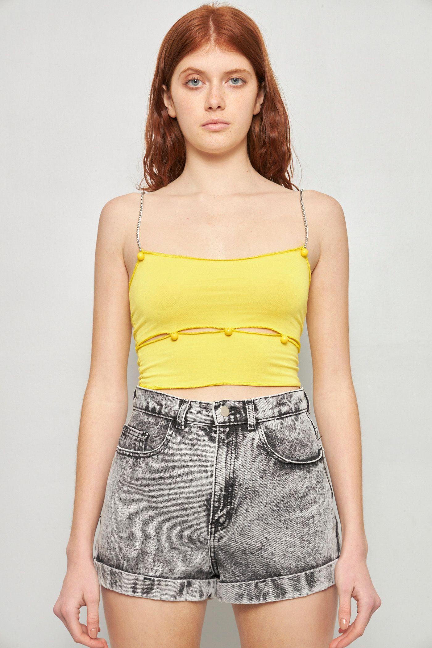 Shorts casual reciclado negro american apparel talla 36 -0