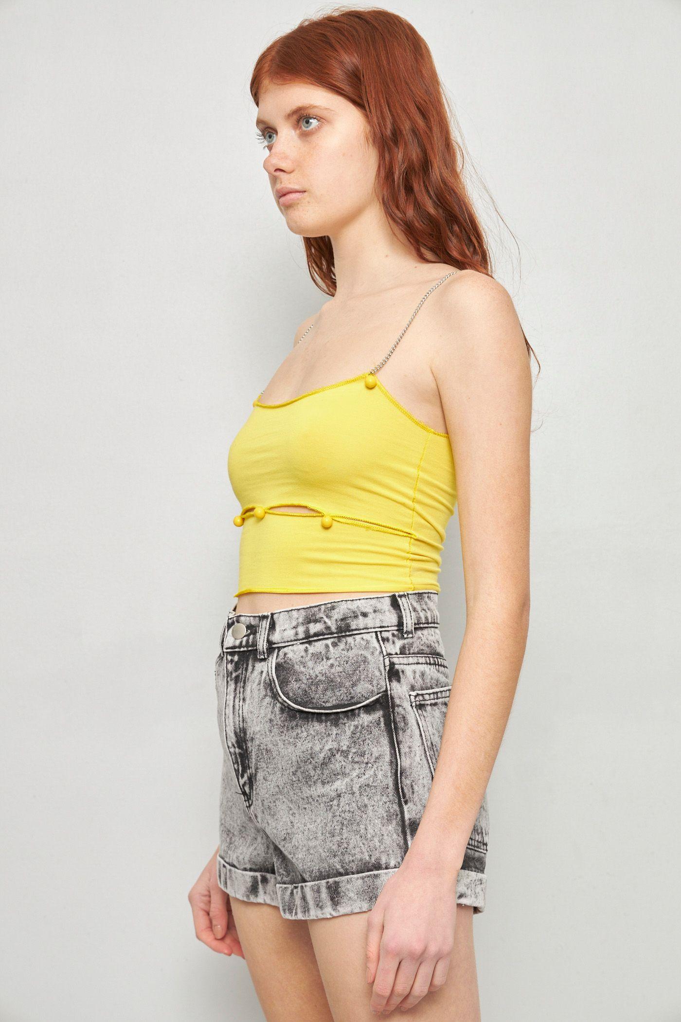 Shorts casual reciclado negro american apparel talla 36 -1