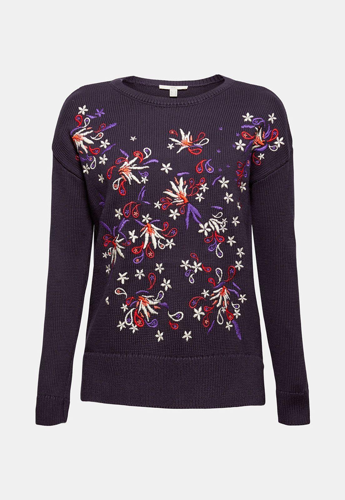 Sweater Con Bordado Esprit-3