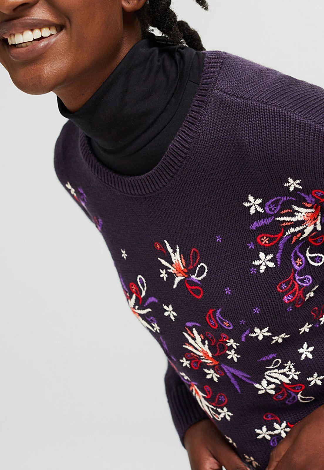 Sweater Con Bordado Esprit-2