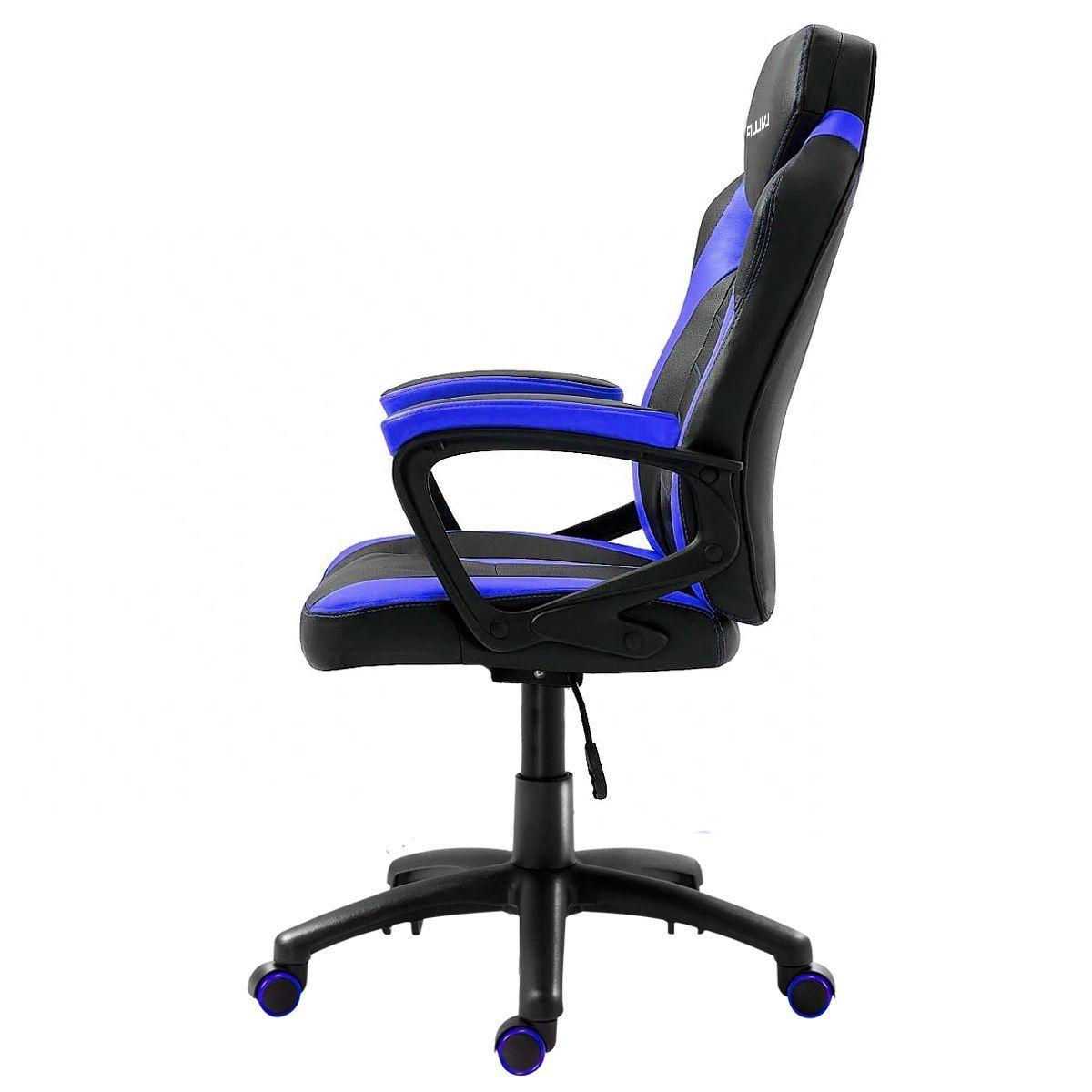 Silla Gamer Python Lvl Up Altura Regulable Azul-4