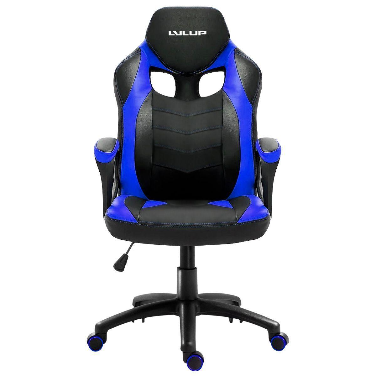 Silla Gamer Python Lvl Up Altura Regulable Azul-0