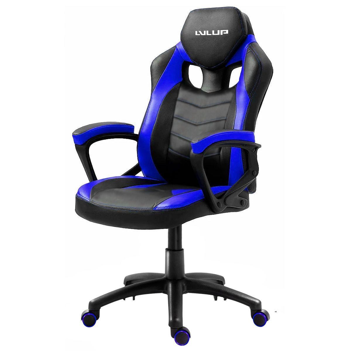 Silla Gamer Python Lvl Up Altura Regulable Azul-1