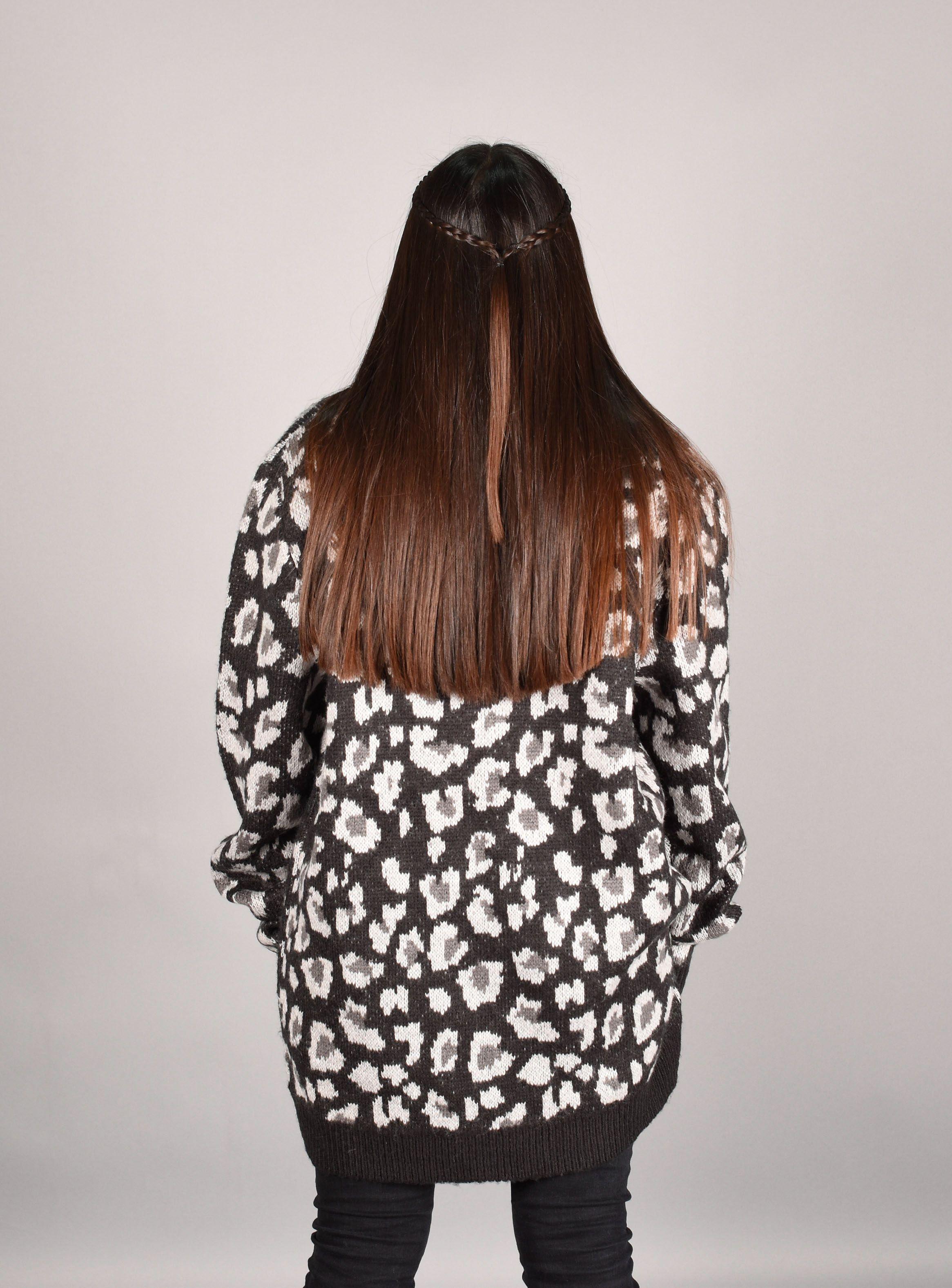 Sweater Mujer Acrílico Print Negro XXL-3