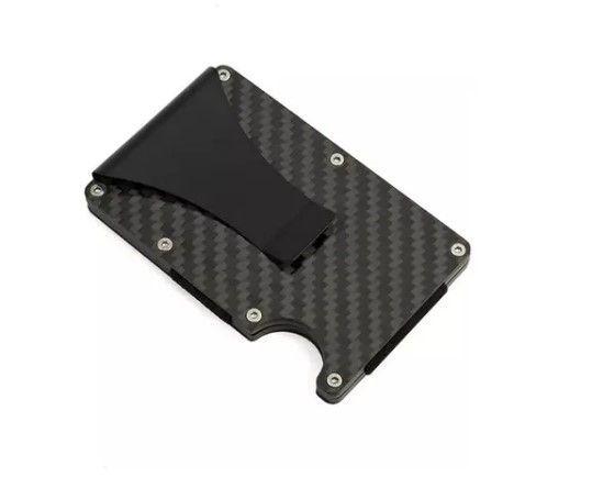 Billetera Minimalista Tarjetero Fibra Carbon-2