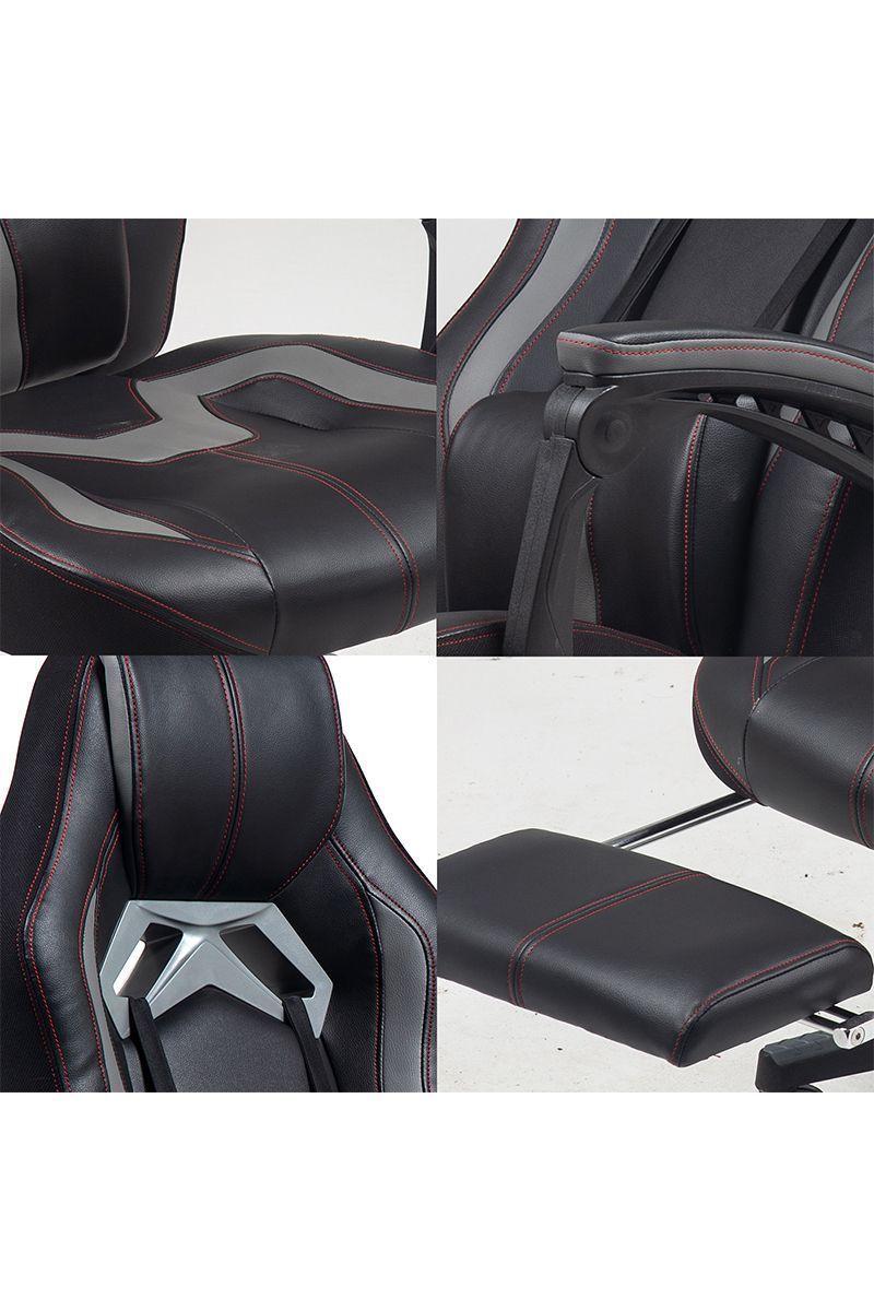 Silla Gamer Swift Con Reposapiés Negro-5