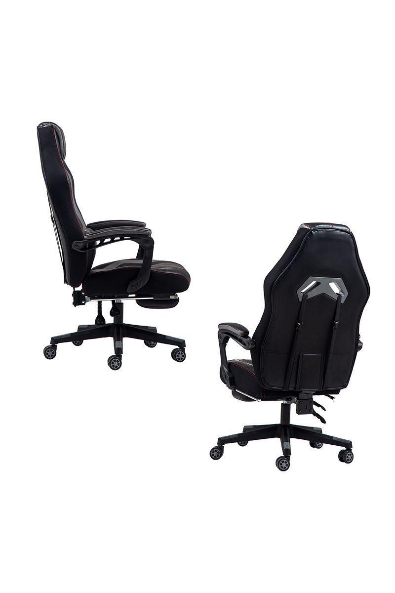 Silla Gamer Swift Con Reposapiés Negro-3